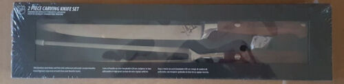 NHL Hockey Pittsburgh Penguins PENS 2 Piece Carving Knife Fork Set Brand New