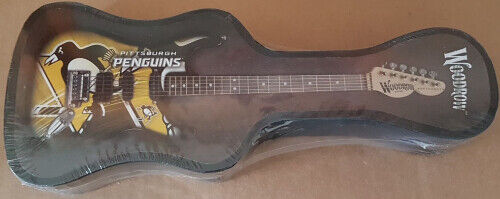 NHL Hockey Pittsburgh Penguins PENS Woodrow Mini Guitar Series 2 Brand New