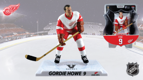 NHL Hockey Detroit Red Wings Gordie Howe Action Figure Brand New