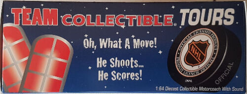 NHL Hockey Motor Coach Bus Diecast Team Collectible 1:64 Anaheim Ducks New