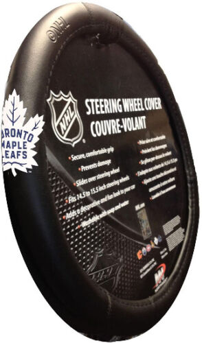 NHL Hockey Toronto Maple Leafs Steering Wheel Cover Brand New