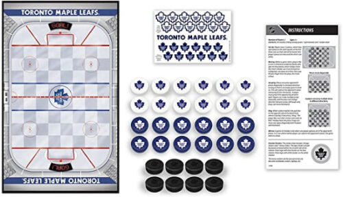 NHL Hockey Toronto Maple Leafs Checkers Game Set Brand New