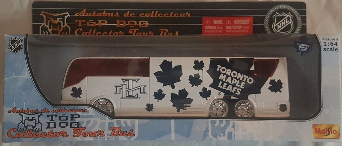 NHL Hockey Toronto Maple Leafs TML Diecast 1:64 Scale Tourbus Brand New