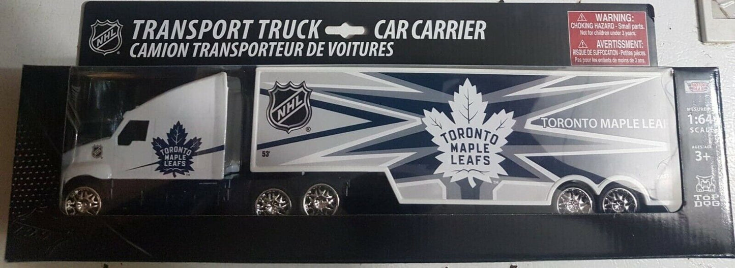 NHL Hockey Toronto Maple Leafs Diecast 1:64 Transport Truck NEW LOGO Brand New