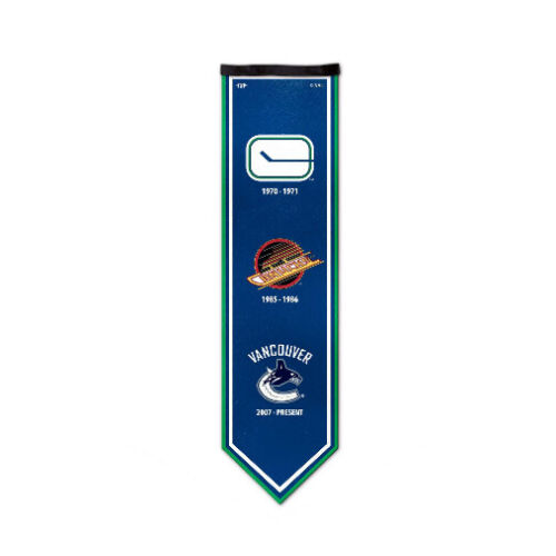 NHL Hockey Vancouver Canucks 8x30 Legacy Felt Banner Brand New