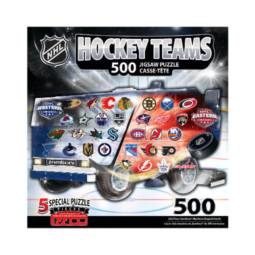 Masterpieces Puzzle Company NHL Hockey 500 Piece Zamboni Team Puzzle Brand New