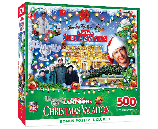 Masterpieces National Lampoons Christmas Vacation 500 Piece Puzzle New