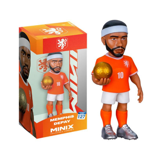 Minix Sports Soccer FIFA World Cup 2026 Team Netherlands Memphis Depay Vinyl Figure New CA$15