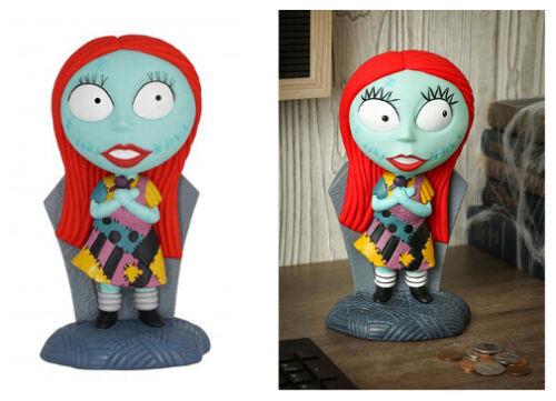 Monogram Nightmare Before Christmas Sally Figural Figure PVC Bank Brand New
