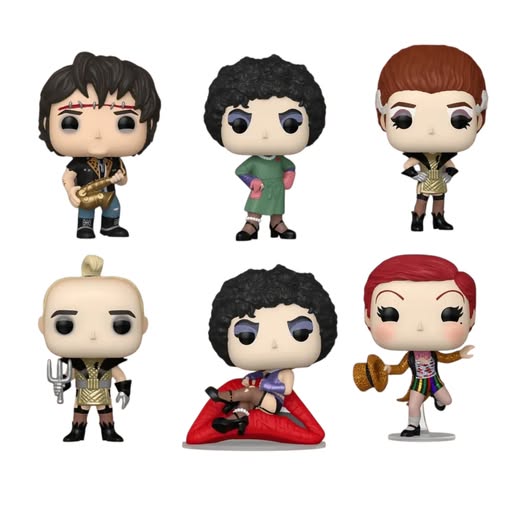 Funko POP Rocky Horror Picture Show Set Of 6 Vinyl Figures New