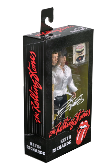 NECA The Rolling Stones 1975 Keith Richards 7" Action Figure New