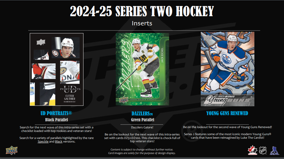 2024/25 Upper Deck NHL Hockey Series 2 Blaster Box Factory Sealed