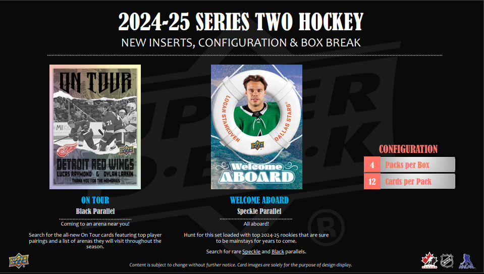 2024/25 Upper Deck NHL Hockey Series 2 Blaster Box Factory Sealed