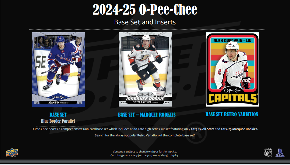 2024/25 Upper Deck NHL Hockey OPC O Pee Chee Blaster Box Factory Sealed