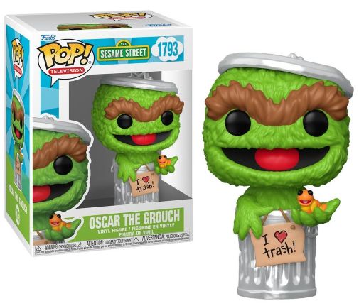 Funko POP TV Sesame Street Oscar The Grouch And The Count Vinyl Figures New
