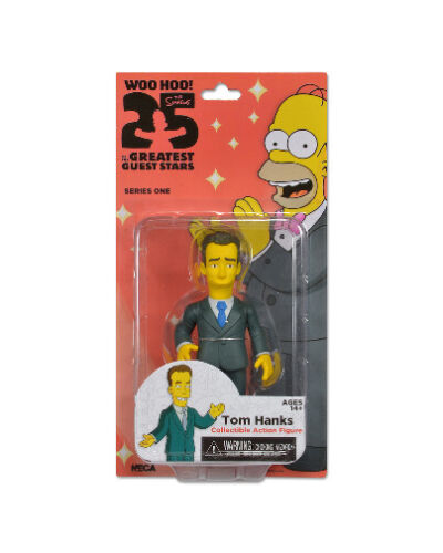 NECA Simpsons 25th Anniversary Series 1 Tom Hanks 5" Action Figure Brand New
