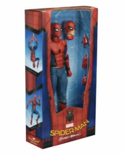NECA Spider-Man Spiderman Homecoming 1/4 Scale 18" Action Figure Brand New