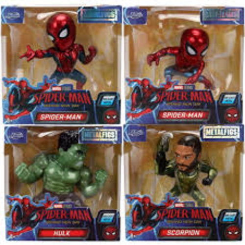 Jada Toys Spider Man Brand New Day 2.5" Metalfigs Set Of 4 Figures New