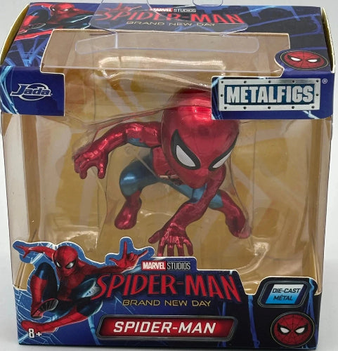 Jada Toys Spider Man Spider Man Taking Off 2.5" Metalfigs Figure New