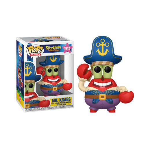 Funko POP Movies Comedy Spongebob Squarepants Mr Krabs Vinyl Figure New