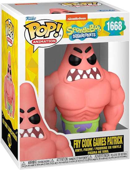 Funko Pop TV Comedy SpongeBob 25th Anniversary Patrick With Muscles Figure New