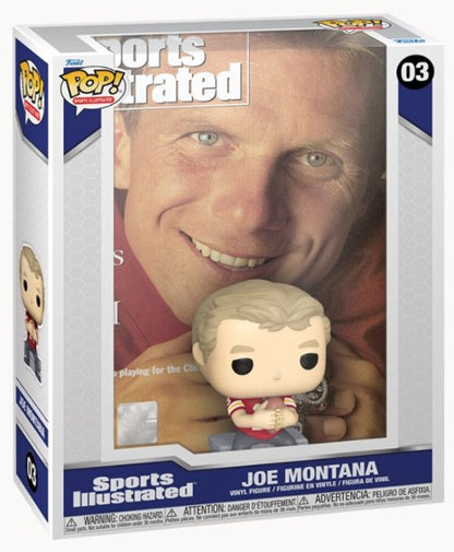 Funko POP Sports Illustrated Cover NFL 49ers Joe Montana Vinyl Figure New