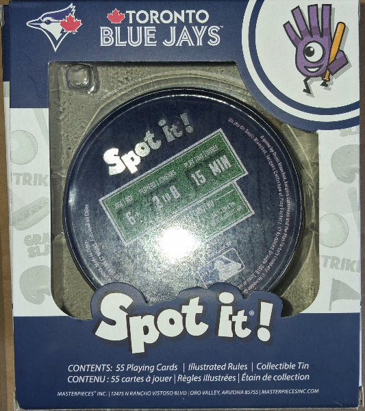 Masterpiece MLB Baseball Toronto Blue Jays Spot It Game Brand New