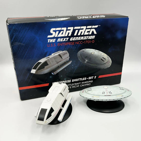 Eaglemoss Star Trek Shuttles Hawking & Captains Yacht Ships New