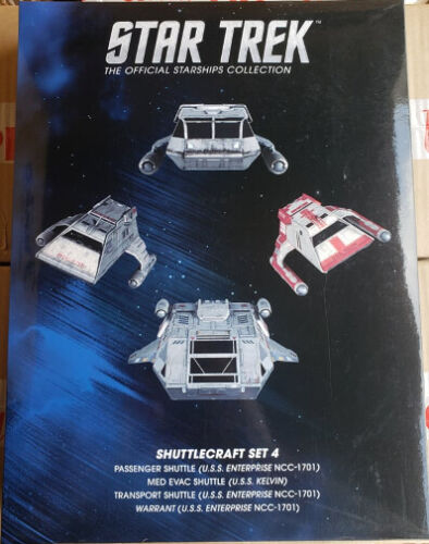 Eaglemoss Star Trek Shuttlecraft Collection Set #4 Spaceships Ships Brand New