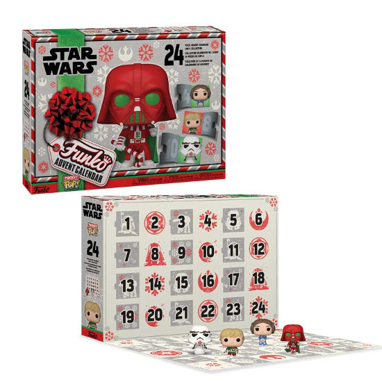 Funko POP Movies Star Wars 24pc Advent Calendar Vinyl Figures New