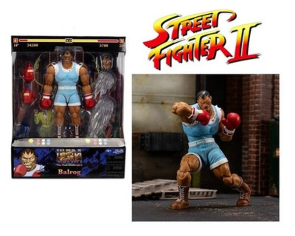 Jada Toys Street Fighter 6" Balrog Action Figure New