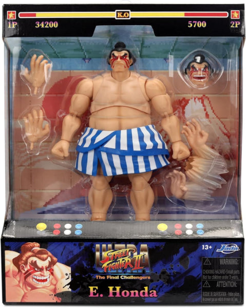 Jada Toys Street Fighter 6" E Honda Action Figure New