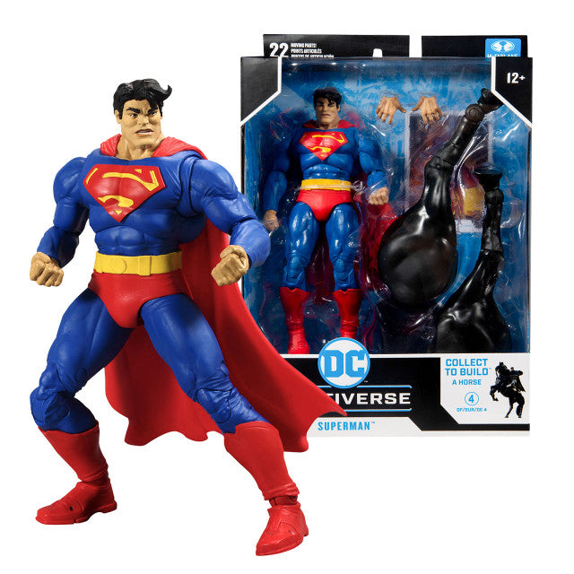 McFarlane DC Multiverse Dark Knight Returns Superman Action Figure BAF Horse