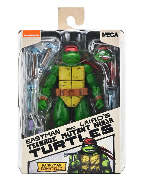 NECA TMNT Ninja Turtles Mirage Comics Handyman Donatello Action Figure New