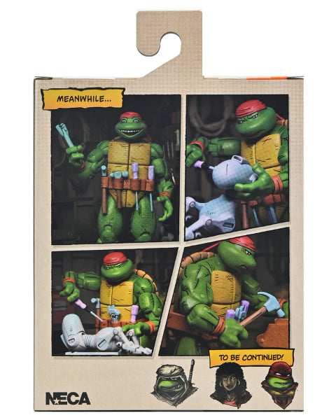 NECA TMNT Ninja Turtles Mirage Comics Handyman Donatello Action Figure New