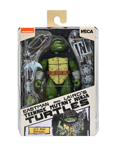 NECA TMNT Ninja Turtles Mirage Comics Old Man Raphael Action Figure New