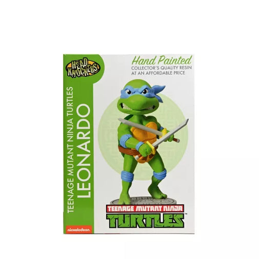 NECA TMNT Ninja Turtles Leonardo Head Knocker Figure Brand New