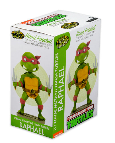 NECA TMNT Ninja Turtles Raphael Head Knocker Figure Brand New