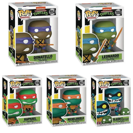 Funko POP Movies TMNT Ninja Turtles Set Of 5 Vinyl Figures New