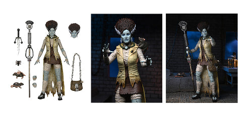 NECA TMNT Ninja Turtles Universal Monsters April As Bride Action Figure