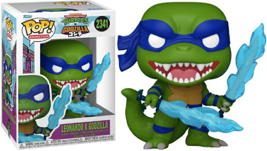 Funko POP TMNT X Godzilla Set Of 4 Ninja Turtles Vinyl Figures New