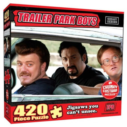 Chunky Custard Trailer Park Boys Bubbles Ricky Julian 420 Piece Puzzle Brand New