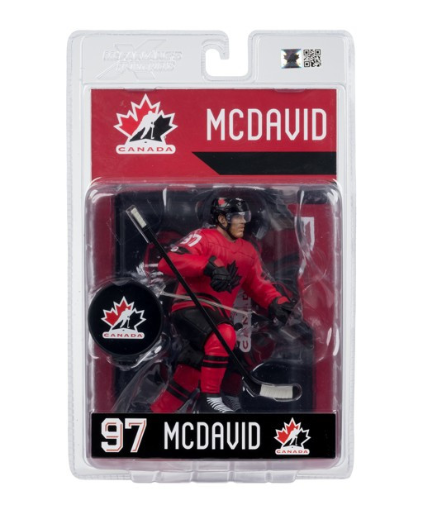McFarlane Team Canada Hockey Edmonton Oilers Connor McDavid Figure New