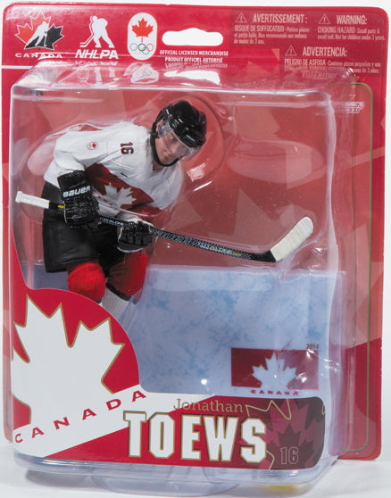 McFarlane Canada Chicago Blackhawks Jonathan Toews White Jersey Figure New