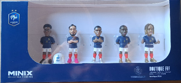 Minix Sports Soccer FIFA World Cup 2026 Team France 5 Pack 7CM Vinyl Figures New