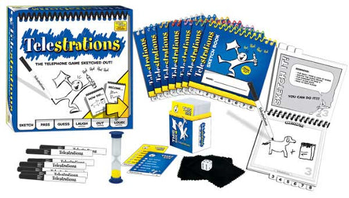 USAopoly Telestrations 8 Player Board Game Pack Brand New