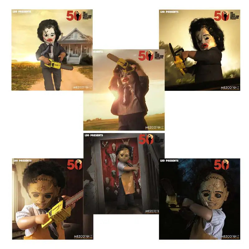 Mezco LDD Living Dead Texas Chainsaw Massacre Leatherface Deluxe Figure Doll New