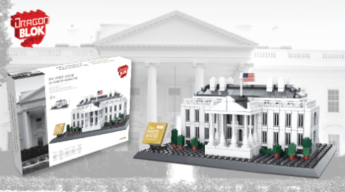 Dragon Blok Lego Architect The White House Washington DC 803 Pieces Building Set
