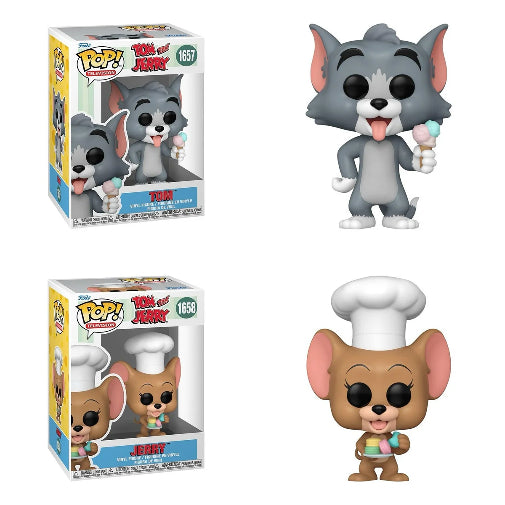 Funko POP Television Tom And Jerry Series 3 Set Of 2 Vinyl Figures New
