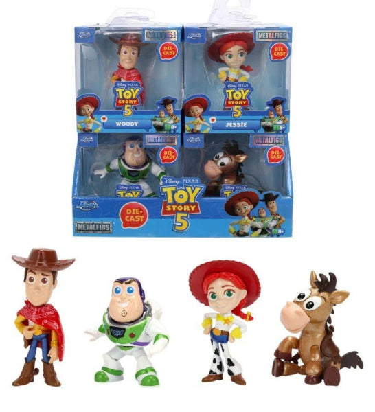 Jada Toys Toy Story 5 Wave 2 2.5" Metalfigs Set Of 4 Figures New